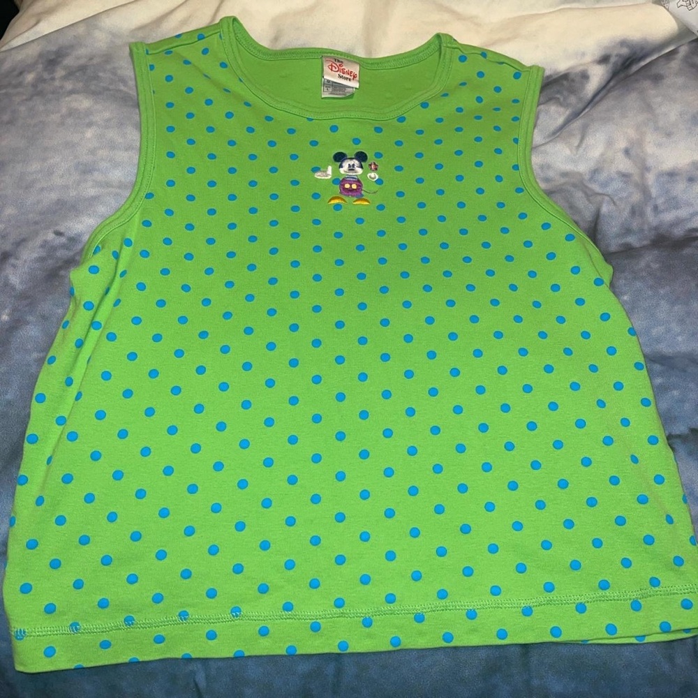 green mickey mouse tank